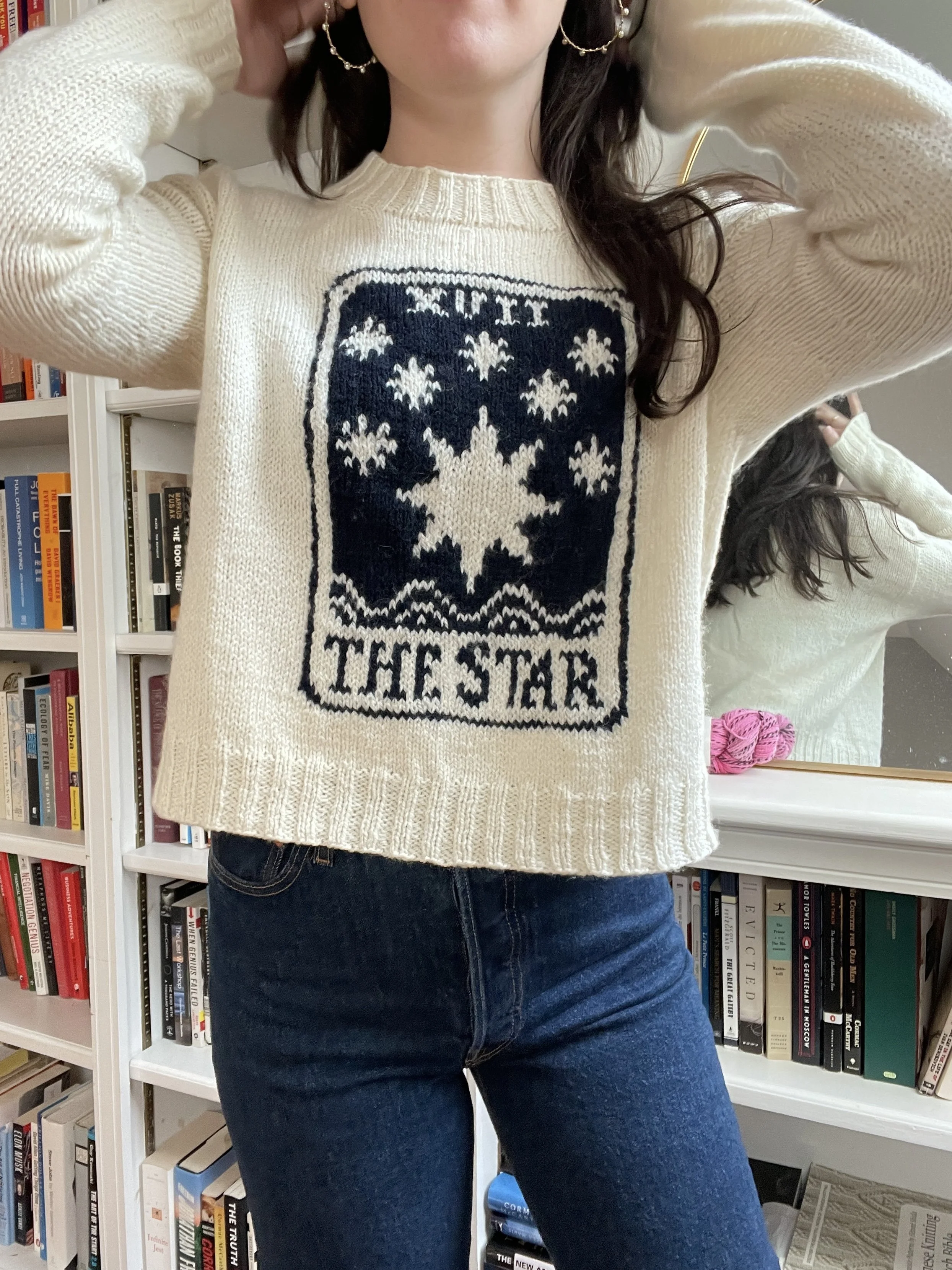 Tarot Card Sweater knitting pattern — starcrossed knits